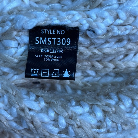 POL | Woven Wool Blend Sweater Hoodie - Picture 5 of 6